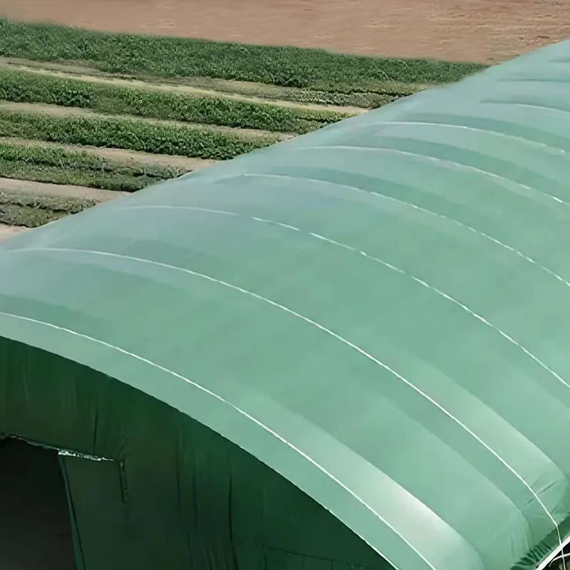 Зелёно-белая тепличная плёнка (2)
