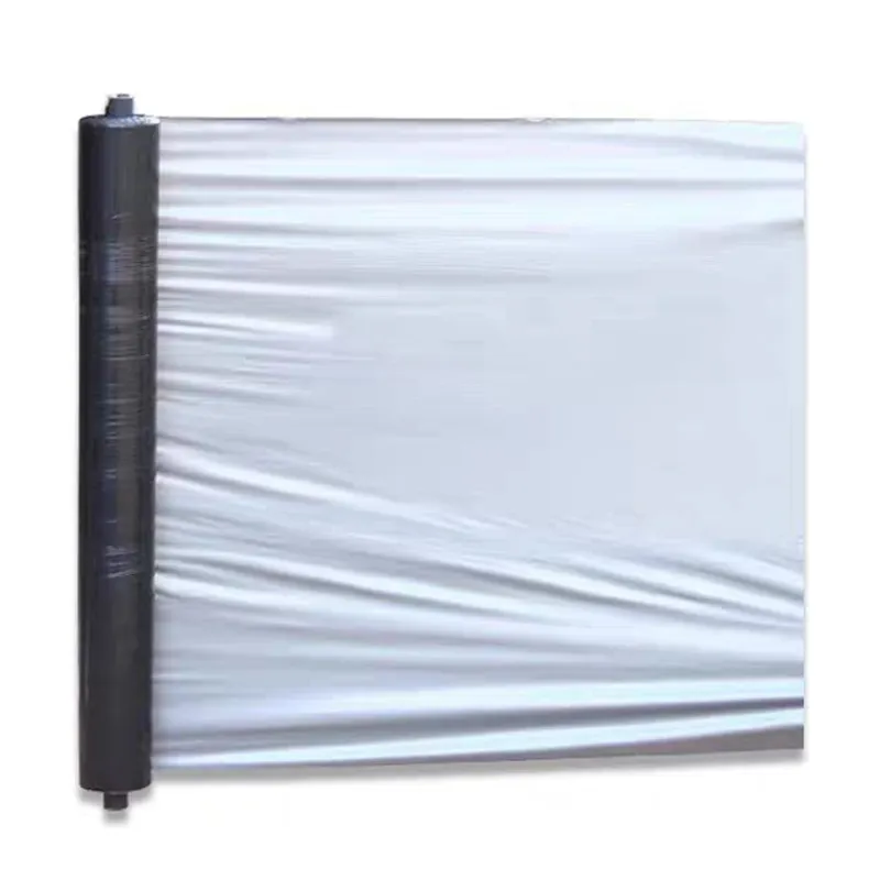 Серебристо-чёрная двусторонняя мульчирующая плёнка (3)